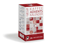 neu Kaffee-Adventskalender "Türchen rot" mit 24 Kaffee DripBags einzeln im Sachet verpackt