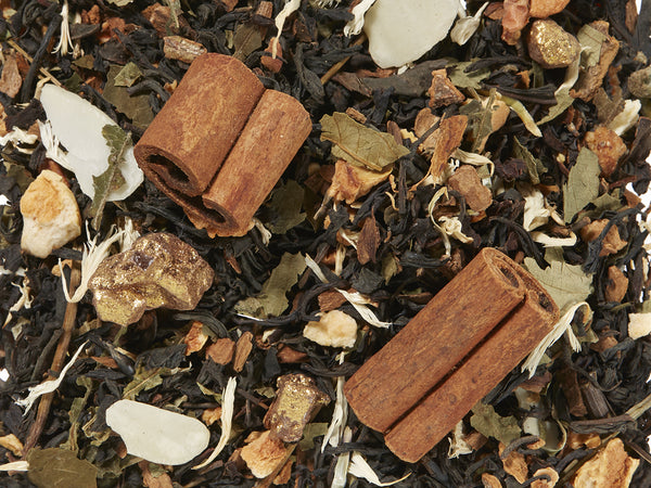 neu Schwarzteemischung Zimtgeflüster Zimt-Gebäck-Note aromatisiert