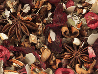 neu Kräuterteemischung Wintersonnenwende Kandierte-Granatapfel-Note aromatisiert