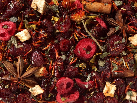 neu Früchteteemischung Merry Cranberry Cranb.-Eierpunsch N. aromatisiert