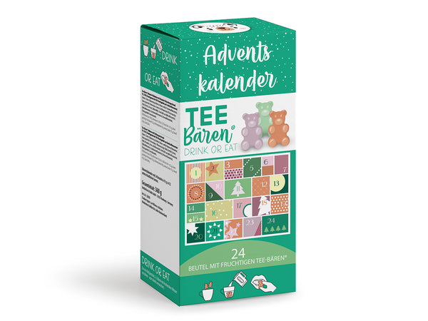 neu Tee-Bären®Adventskalender 24 x 15 g, grün