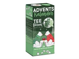 neu Tee-Bären® Adventskalender 24 x 15 g, Duo mit Tasse einzeln im Sachet verpackt Format 105 x 70 x 225 mm