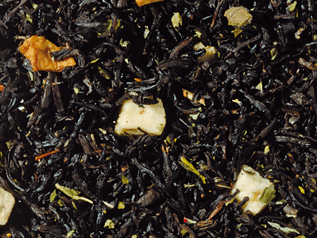 neu Schwarzteemischung Kandierter Apfel aromatisiert