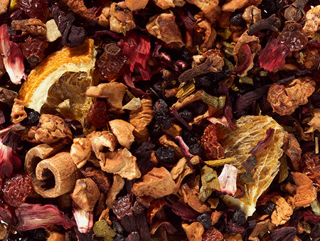 neu Früchteteemischung Feuerzangenbowle Rotwein-Orange-Zimt-Note aromatisiert