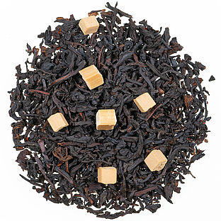 English Caramel Schwarztee-Mischung mit Karamellstücken, aromatisiert