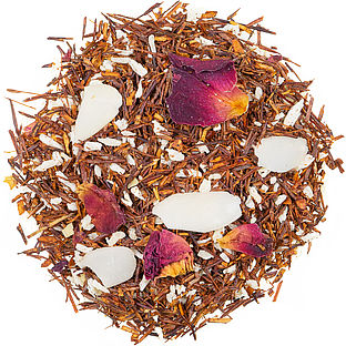 Rotbuschteemischung, Kokos-Mandel-Geschmack Kräutertee, aromatisiert