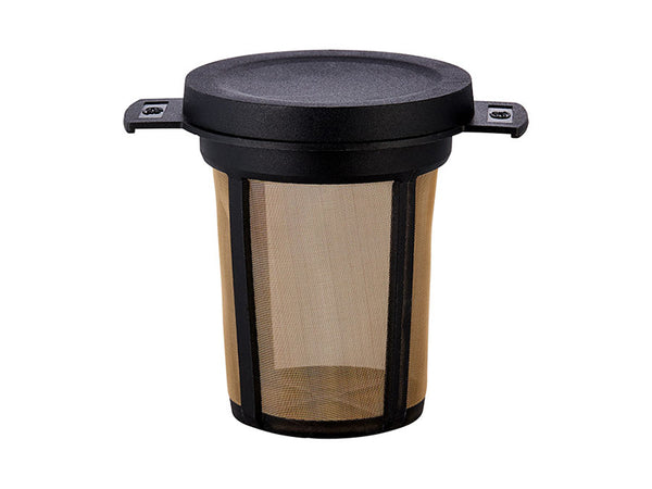 Dauerfilter mit Deckel schwarz Ø 6 cm