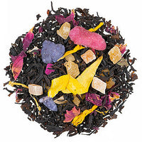 Königin der Früchte natürliches Aroma, Schwarztee mit Kräutern und Fruchtstücken, aromatisiert