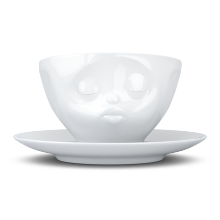 Fiftyeight Kaffee Tasse Küssend weiß, 200 ml Porzellan T_01_42_01