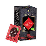 Earl Grey  Schwarztee, aromatisiert 15 Stück Pyramidenbeutel / Aufgussbeutel x 2,5 g kontrollierter Anbau