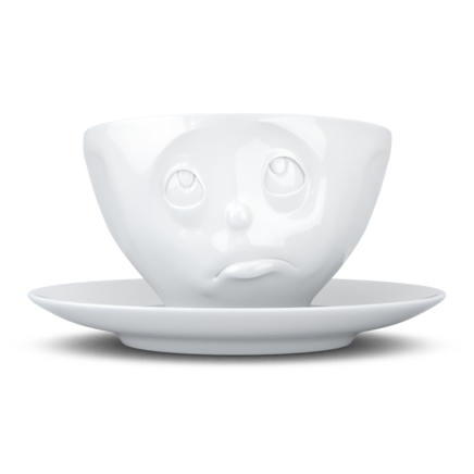 Fiftyeight Kaffee Tasse och Bitte weiß, 200 ml Porzellan T_01_44_01