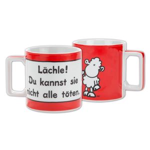 Tasse »Lächle! Du kannst sie nicht alle töten«